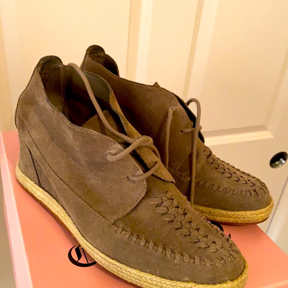 Suede shoes